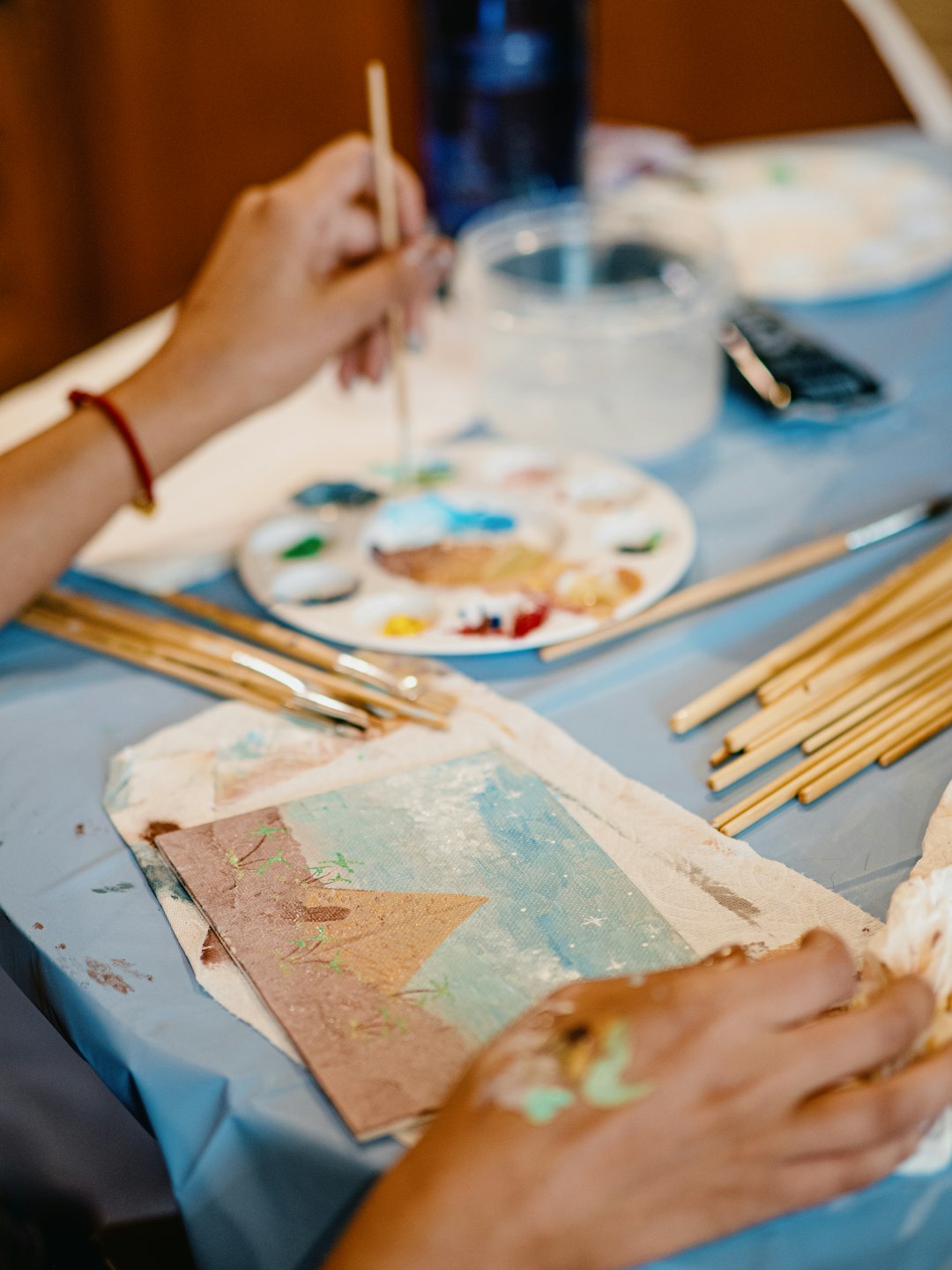 Modern painting techniques